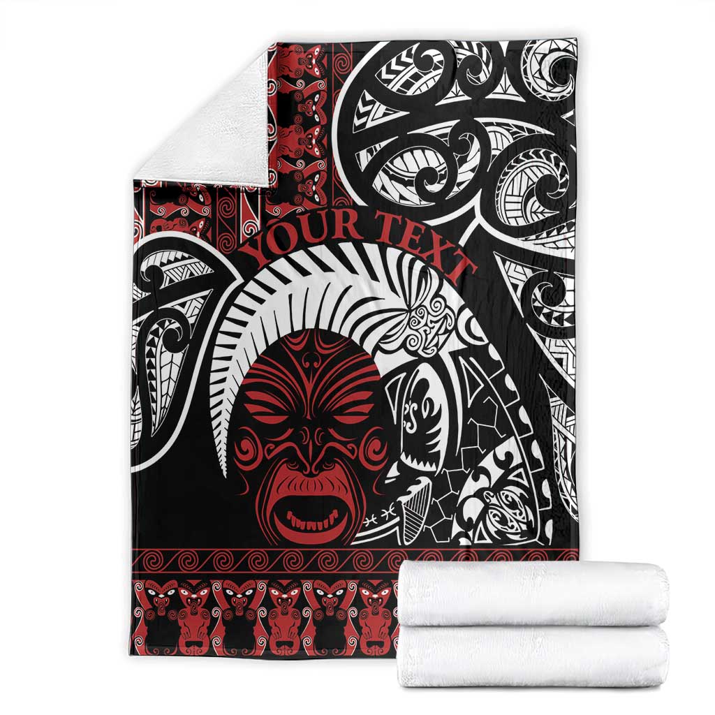 Honour The Treaty New Zealand Personalised Blanket Toitu Te Tiriti Indigenous Maori Face LT9 - Polynesian Pride