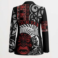 Honour The Treaty New Zealand Personalised Blazer Toitu Te Tiriti Indigenous Maori Face LT9 - Polynesian Pride
