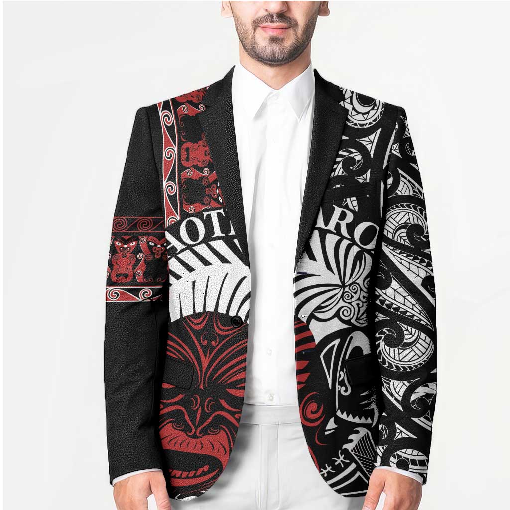 Honour The Treaty New Zealand Personalised Blazer Toitu Te Tiriti Indigenous Maori Face LT9 - Polynesian Pride