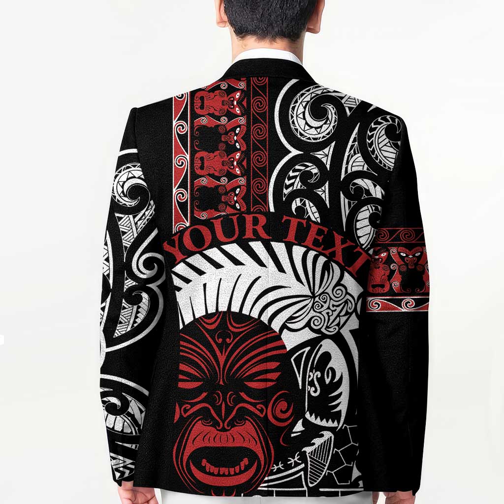 Honour The Treaty New Zealand Personalised Blazer Toitu Te Tiriti Indigenous Maori Face LT9 - Polynesian Pride