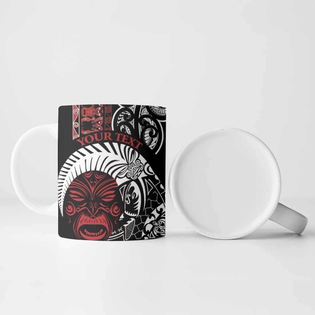 Honour The Treaty New Zealand Personalised Ceramic Mug Toitu Te Tiriti Indigenous Maori Face LT9 - Polynesian Pride