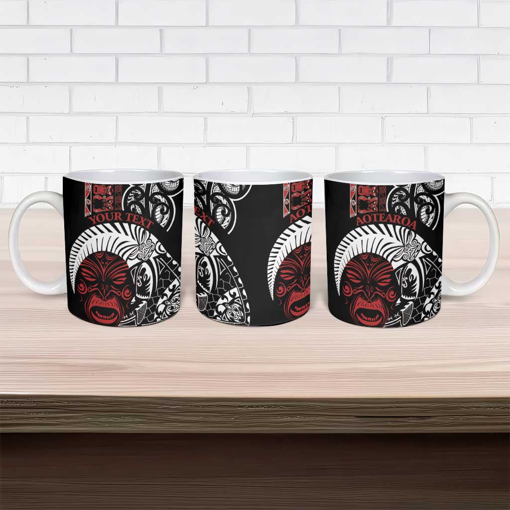 Honour The Treaty New Zealand Personalised Ceramic Mug Toitu Te Tiriti Indigenous Maori Face LT9 - Polynesian Pride