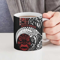 Honour The Treaty New Zealand Personalised Ceramic Mug Toitu Te Tiriti Indigenous Maori Face LT9 - Polynesian Pride