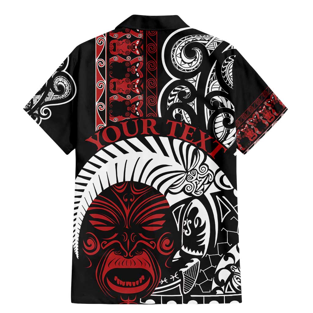 Honour The Treaty New Zealand Personalised Family Matching Mermaid Dress and Hawaiian Shirt Toitu Te Tiriti Indigenous Maori Face LT9 - Polynesian Pride