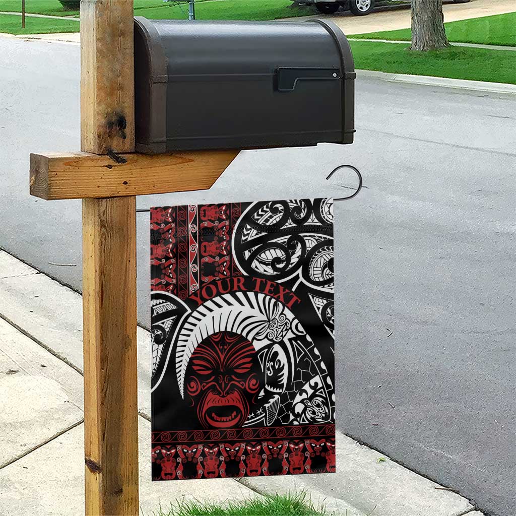 Honour The Treaty New Zealand Personalised Garden Flag Toitu Te Tiriti Indigenous Maori Face LT9 - Polynesian Pride