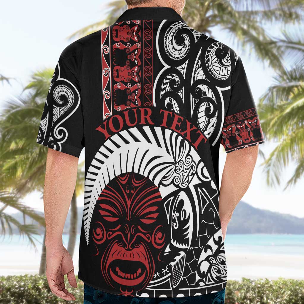Honour The Treaty New Zealand Personalised Hawaiian Shirt Toitu Te Tiriti Indigenous Maori Face LT9 - Polynesian Pride
