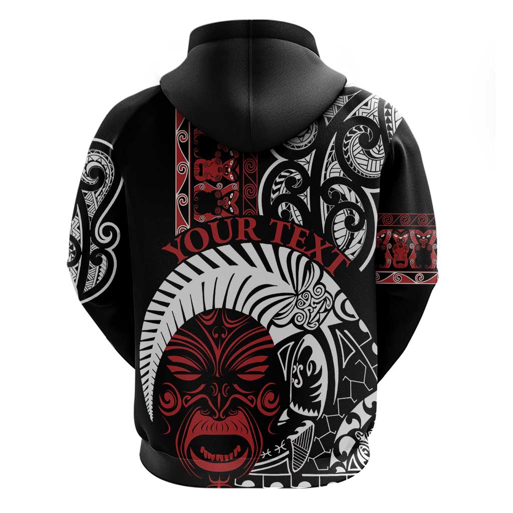 Honour The Treaty New Zealand Personalised Hoodie Toitu Te Tiriti Indigenous Maori Face LT9 - Polynesian Pride
