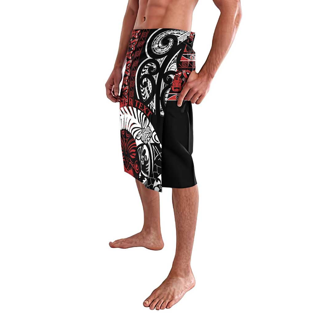 Honour The Treaty New Zealand Personalised Lavalava Toitu Te Tiriti Indigenous Maori Face LT9 - Polynesian Pride