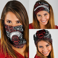 Honour The Treaty New Zealand Personalised Neck Gaiter Toitu Te Tiriti Indigenous Maori Face LT9 - Polynesian Pride