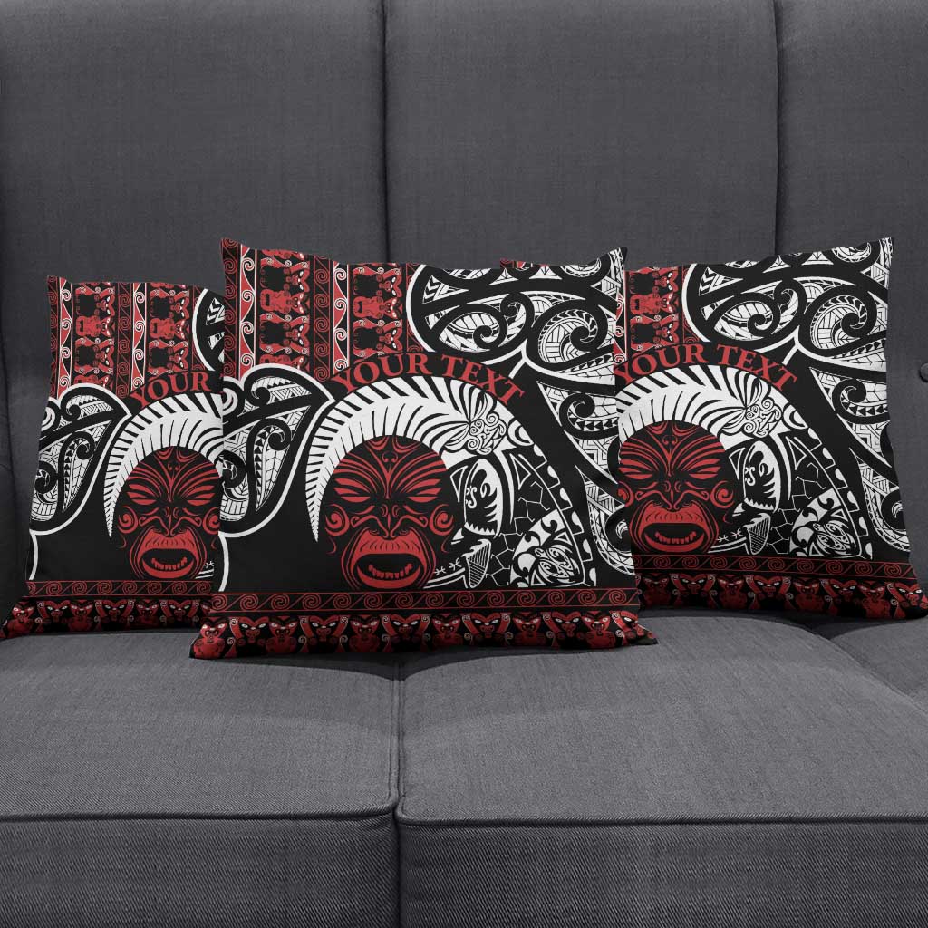 Honour The Treaty New Zealand Personalised Pillow Cover Toitu Te Tiriti Indigenous Maori Face LT9 - Polynesian Pride