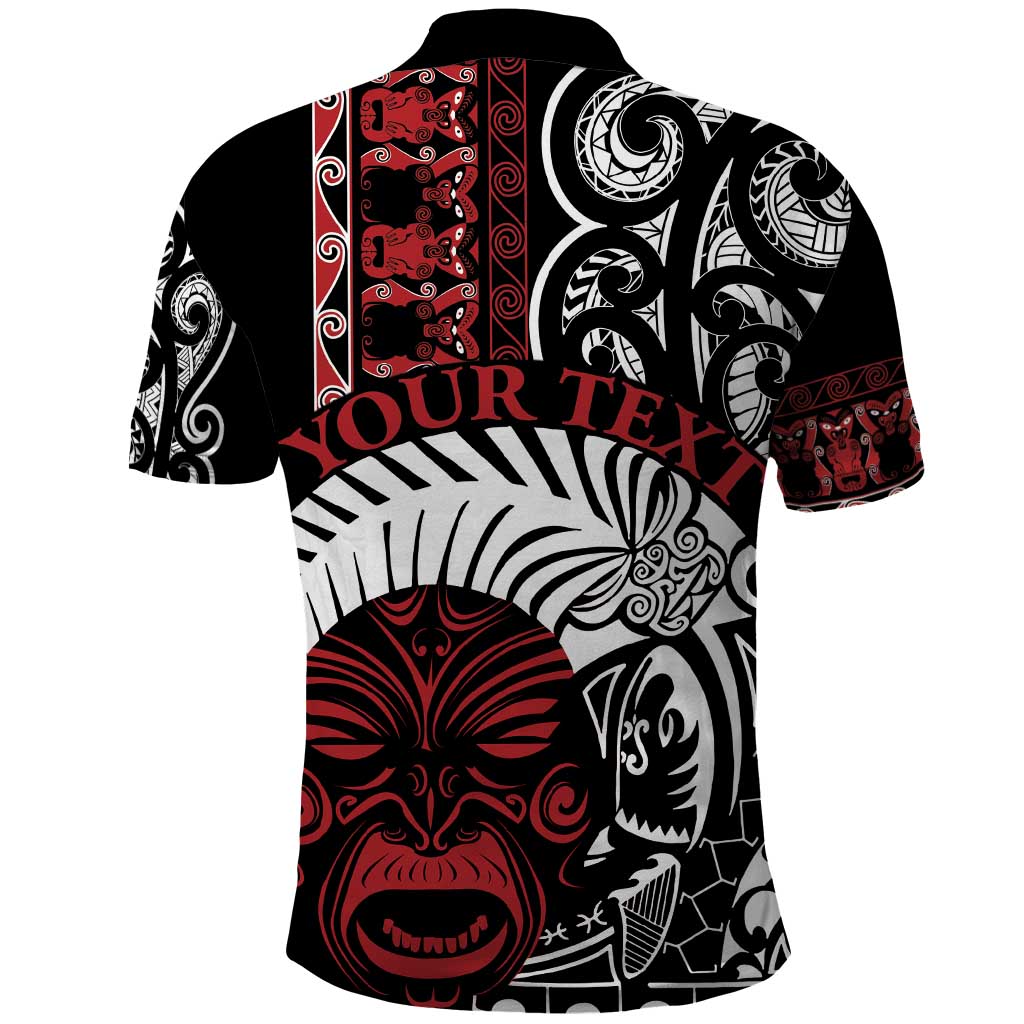 Honour The Treaty New Zealand Personalised Polo Shirt Toitu Te Tiriti Indigenous Maori Face LT9 - Polynesian Pride