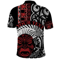 Honour The Treaty New Zealand Personalised Polo Shirt Toitu Te Tiriti Indigenous Maori Face LT9 - Polynesian Pride