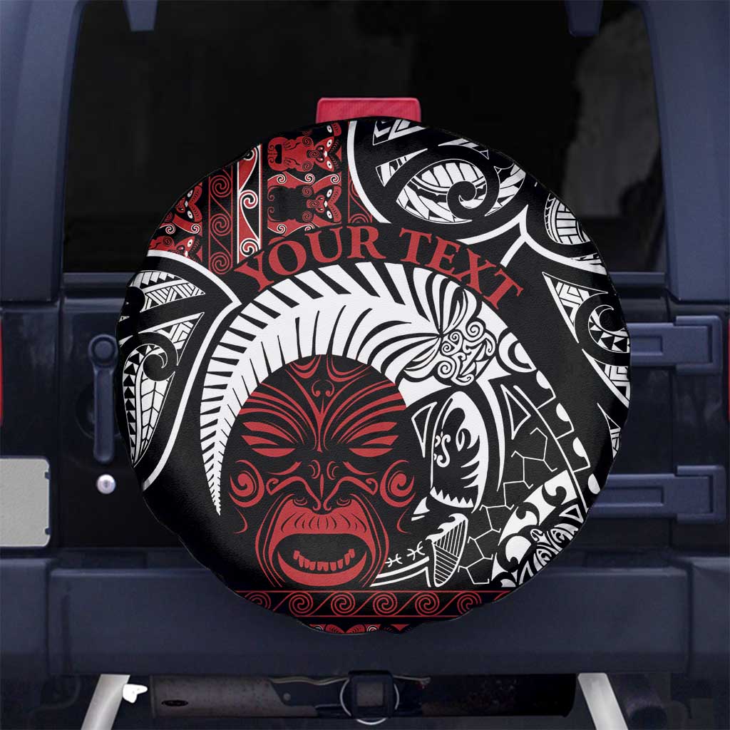 Honour The Treaty New Zealand Personalised Spare Tire Cover Toitu Te Tiriti Indigenous Maori Face LT9 - Polynesian Pride