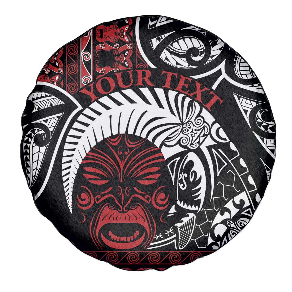 Honour The Treaty New Zealand Personalised Spare Tire Cover Toitu Te Tiriti Indigenous Maori Face LT9 - Polynesian Pride