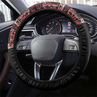 Honour The Treaty New Zealand Steering Wheel Cover Toitu Te Tiriti Indigenous Maori Face LT9 - Polynesian Pride