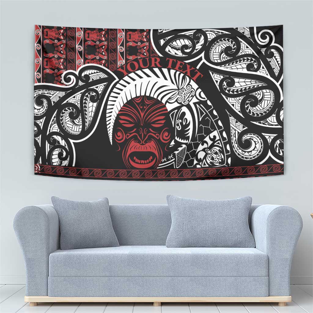 Honour The Treaty New Zealand Personalised Tapestry Toitu Te Tiriti Indigenous Maori Face LT9 - Polynesian Pride