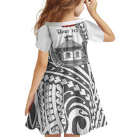Samoa Mau Movement House Personalised Family Matching Off Shoulder Maxi Dress and Hawaiian Shirt Fa'a Samoa The Samoan Way LT9 - Polynesian Pride