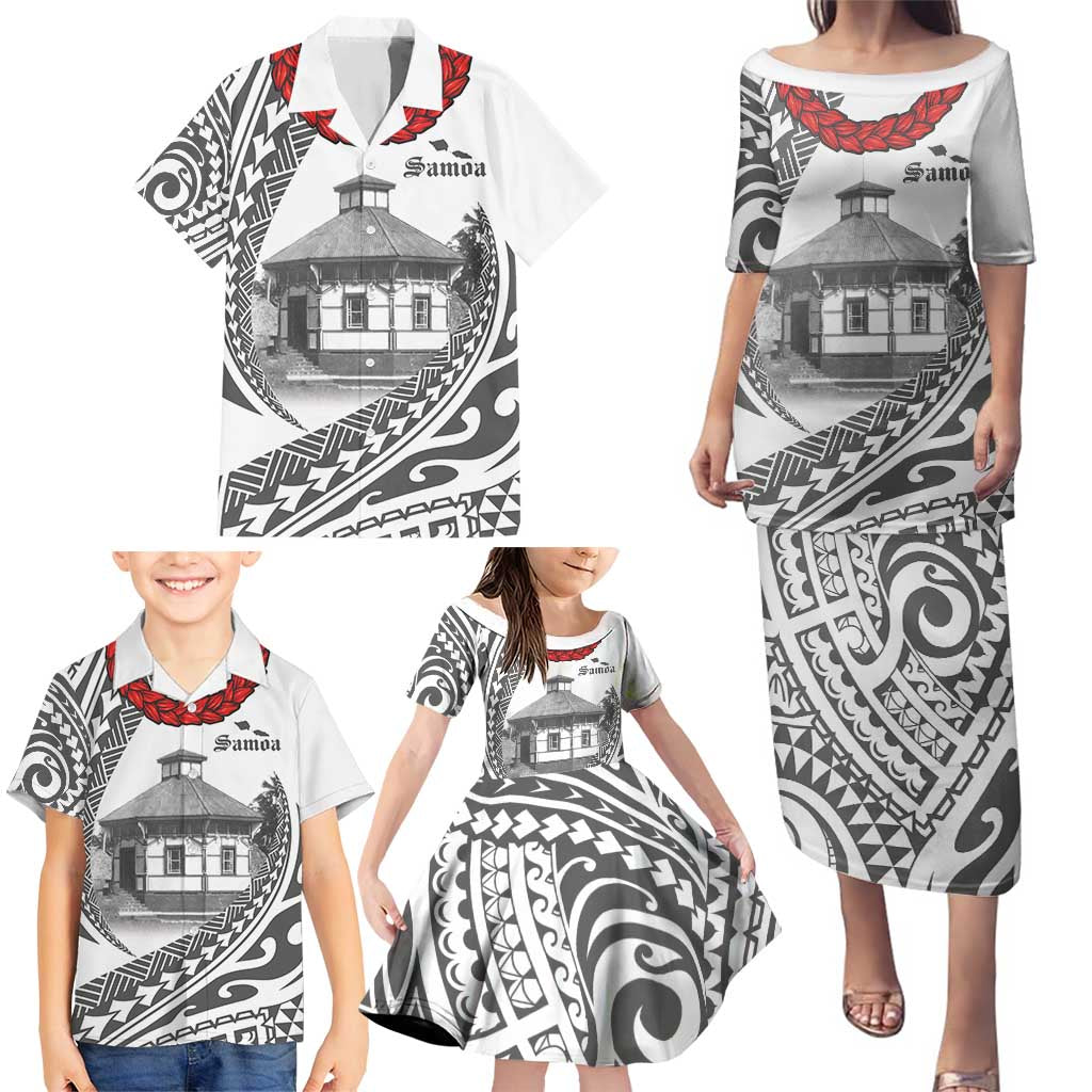 Samoa Mau Movement House Personalised Family Matching Puletasi and Hawaiian Shirt Fa'a Samoa The Samoan Way LT9 - Polynesian Pride