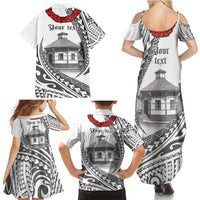Samoa Mau Movement House Personalised Family Matching Summer Maxi Dress and Hawaiian Shirt Fa'a Samoa The Samoan Way LT9 - Polynesian Pride