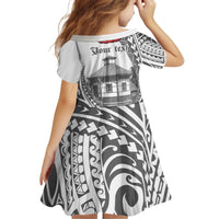 Samoa Mau Movement House Personalised Kid Short Sleeve Dress Fa'a Samoa The Samoan Way LT9 - Polynesian Pride