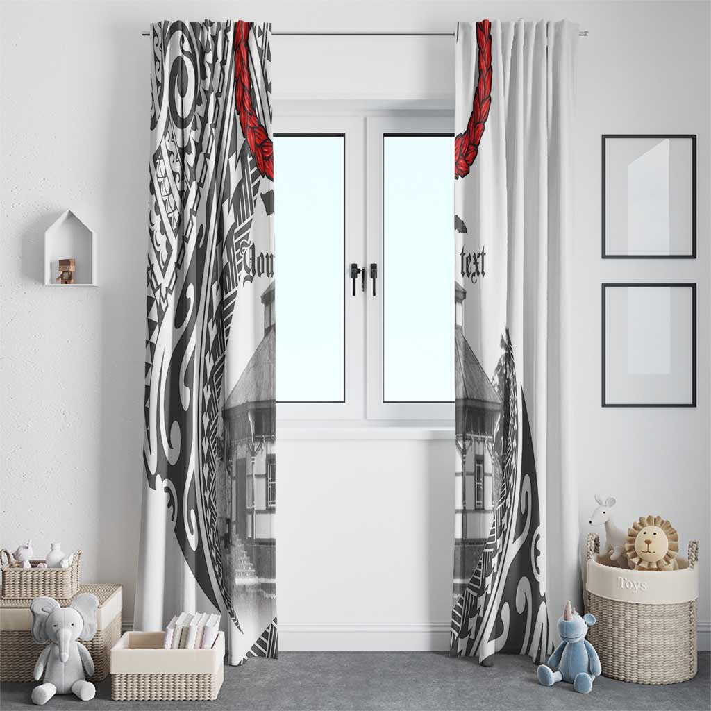 Samoa Mau Movement House Personalised Window Curtain Fa'a Samoa The Samoan Way