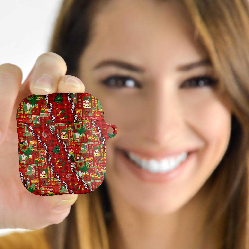 Mele Kalikimaka Pakalana Pikake Lei AirPods Case Hawaiian Rodeo Paniolo Omaomao Palaka LT9 - Polynesian Pride