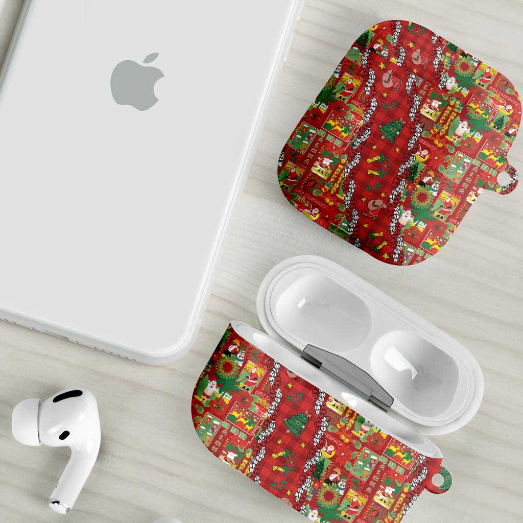 Mele Kalikimaka Pakalana Pikake Lei AirPods Case Hawaiian Rodeo Paniolo Omaomao Palaka LT9 - Polynesian Pride