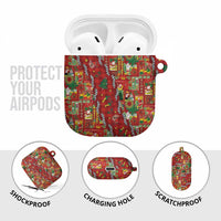 Mele Kalikimaka Pakalana Pikake Lei AirPods Case Hawaiian Rodeo Paniolo Omaomao Palaka LT9 - Polynesian Pride