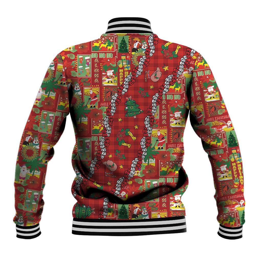 Mele Kalikimaka Pakalana Pikake Lei Baseball Jacket Hawaiian Rodeo Paniolo Omaomao Palaka LT9 - Polynesian Pride