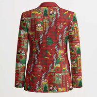 Mele Kalikimaka Pakalana Pikake Lei Blazer Hawaiian Rodeo Paniolo Omaomao Palaka LT9 - Polynesian Pride