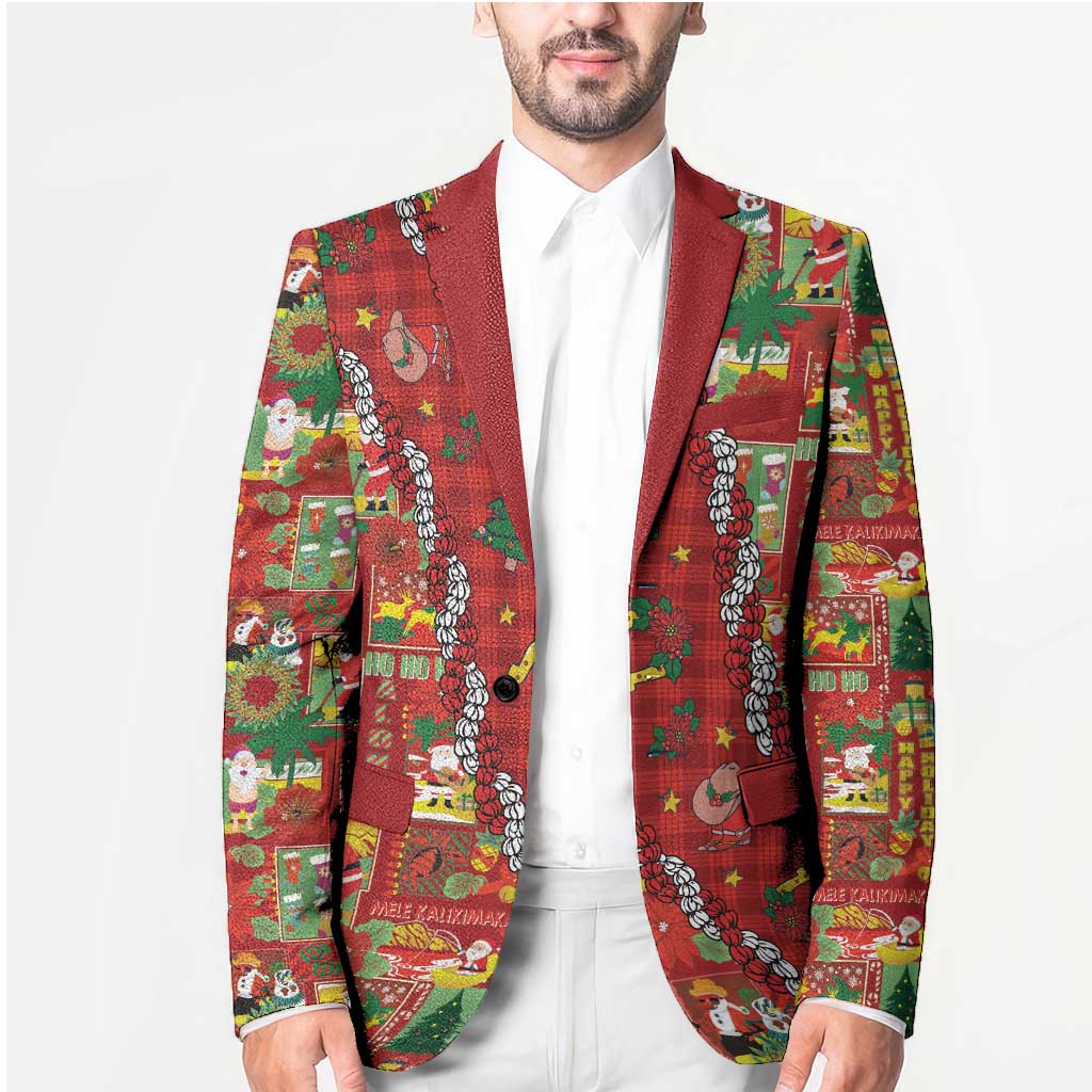 Mele Kalikimaka Pakalana Pikake Lei Blazer Hawaiian Rodeo Paniolo Omaomao Palaka LT9 - Polynesian Pride