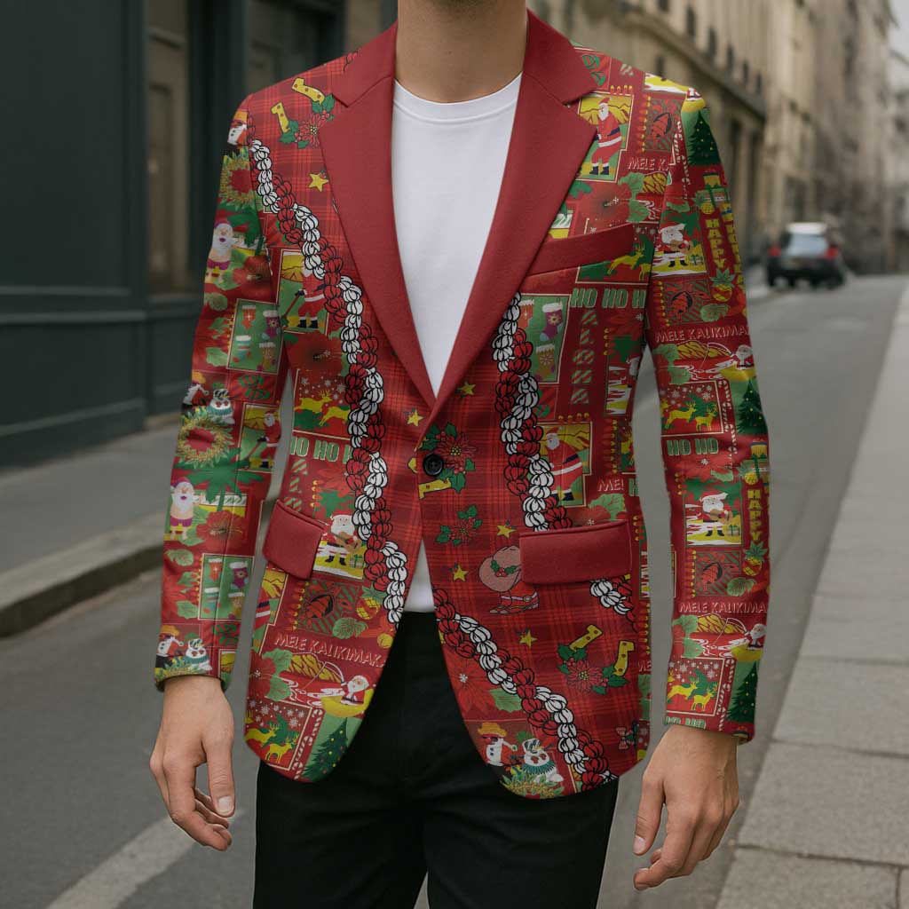 Mele Kalikimaka Pakalana Pikake Lei Blazer Hawaiian Rodeo Paniolo Omaomao Palaka LT9 - Polynesian Pride
