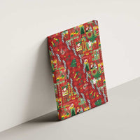 Mele Kalikimaka Pakalana Pikake Lei Canvas Wall Art Hawaiian Rodeo Paniolo Omaomao Palaka LT9 - Polynesian Pride