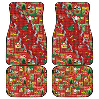 Mele Kalikimaka Pakalana Pikake Lei Car Mats Hawaiian Rodeo Paniolo Omaomao Palaka LT9 - Polynesian Pride