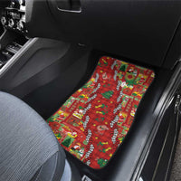 Mele Kalikimaka Pakalana Pikake Lei Car Mats Hawaiian Rodeo Paniolo Omaomao Palaka LT9 - Polynesian Pride
