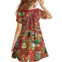 Mele Kalikimaka Pakalana Pikake Lei Family Matching Off Shoulder Maxi Dress and Hawaiian Shirt Hawaiian Rodeo Paniolo Omaomao Palaka LT9 - Polynesian Pride