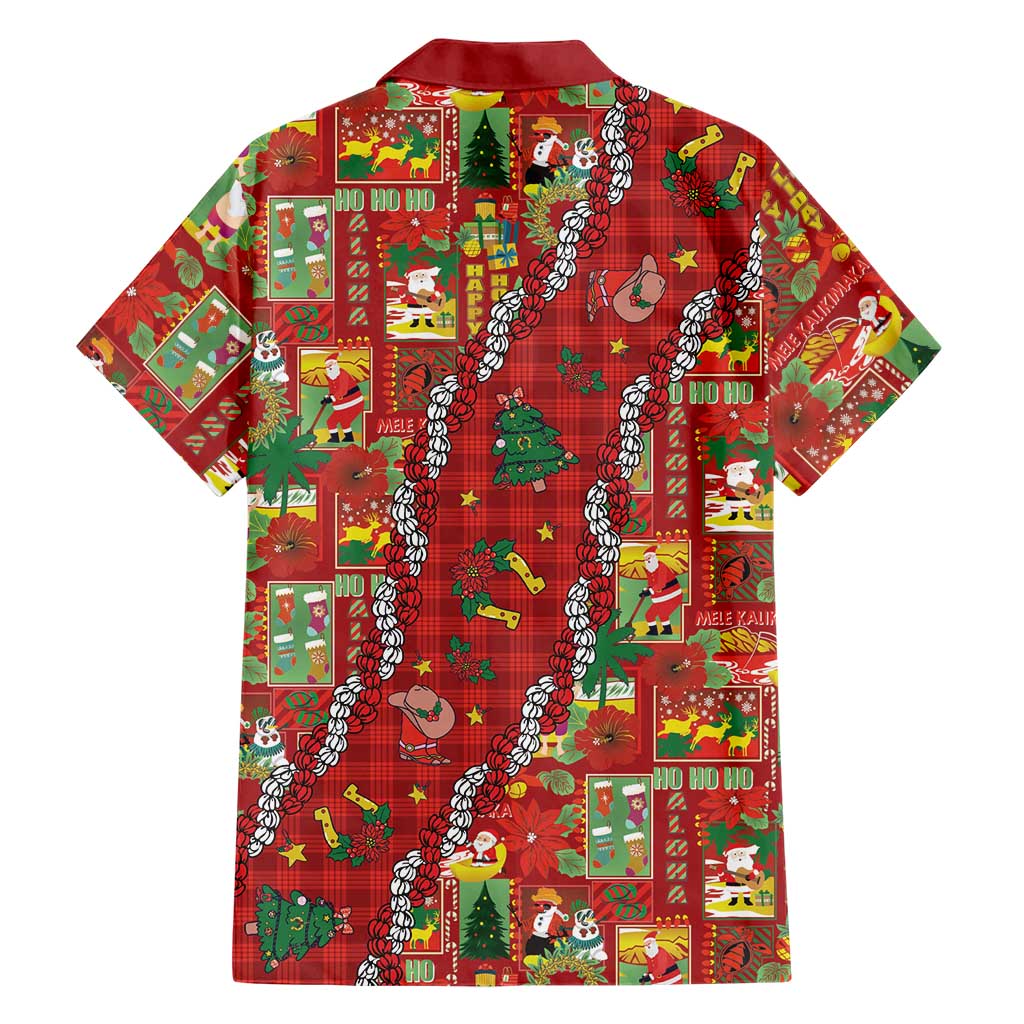 Mele Kalikimaka Pakalana Pikake Lei Family Matching Puletasi and Hawaiian Shirt Hawaiian Rodeo Paniolo Omaomao Palaka LT9 - Polynesian Pride