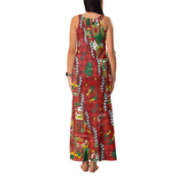 Mele Kalikimaka Pakalana Pikake Lei Family Matching Tank Maxi Dress and Hawaiian Shirt Hawaiian Rodeo Paniolo Omaomao Palaka LT9 - Polynesian Pride