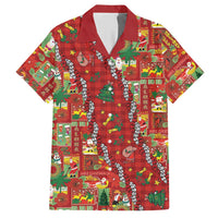 Mele Kalikimaka Pakalana Pikake Lei Hawaiian Shirt Hawaiian Rodeo Paniolo Omaomao Palaka LT9 Green - Polynesian Pride