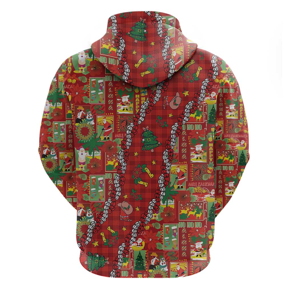 Mele Kalikimaka Pakalana Pikake Lei Hoodie Hawaiian Rodeo Paniolo Omaomao Palaka LT9 - Polynesian Pride