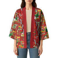 Mele Kalikimaka Pakalana Pikake Lei Kimono Hawaiian Rodeo Paniolo Omaomao Palaka LT9 - Polynesian Pride