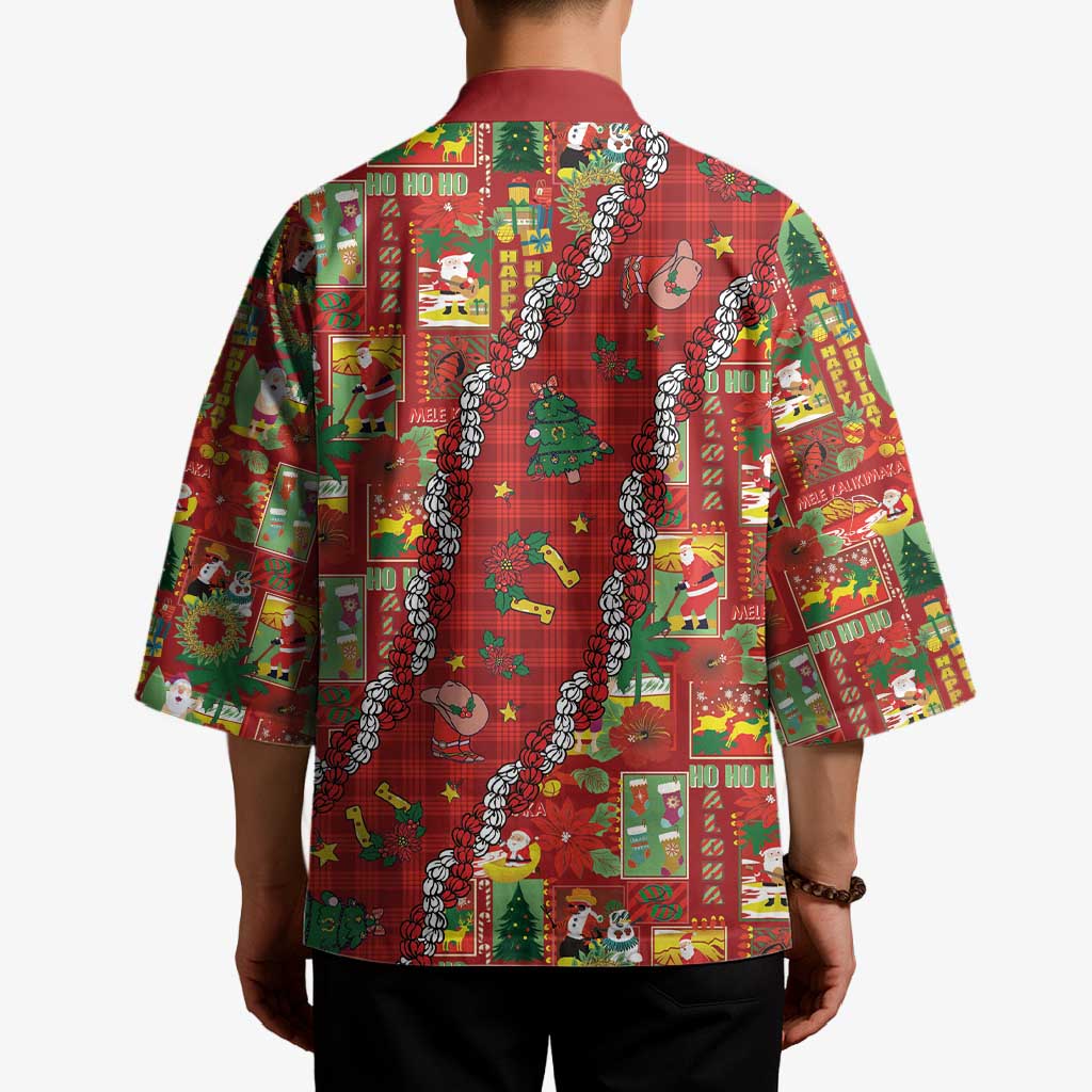 Mele Kalikimaka Pakalana Pikake Lei Kimono Hawaiian Rodeo Paniolo Omaomao Palaka LT9 - Polynesian Pride