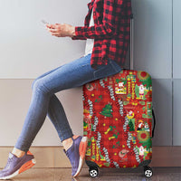 Mele Kalikimaka Pakalana Pikake Lei Luggage Cover Hawaiian Rodeo Paniolo Omaomao Palaka LT9 - Polynesian Pride