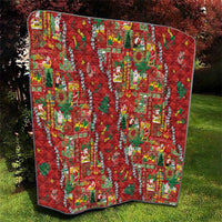Mele Kalikimaka Pakalana Pikake Lei Quilt Hawaiian Rodeo Paniolo Omaomao Palaka LT9 - Polynesian Pride