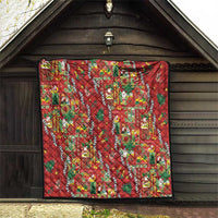 Mele Kalikimaka Pakalana Pikake Lei Quilt Hawaiian Rodeo Paniolo Omaomao Palaka LT9 - Polynesian Pride