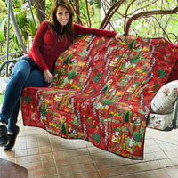 Mele Kalikimaka Pakalana Pikake Lei Quilt Hawaiian Rodeo Paniolo Omaomao Palaka LT9 - Polynesian Pride