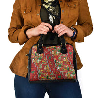 Mele Kalikimaka Pakalana Pikake Lei Shoulder Handbag Hawaiian Rodeo Paniolo Omaomao Palaka LT9 - Polynesian Pride