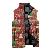 Mele Kalikimaka Pakalana Pikake Lei Sleeveless Puffer Jacket Hawaiian Rodeo Paniolo Omaomao Palaka LT9 - Polynesian Pride
