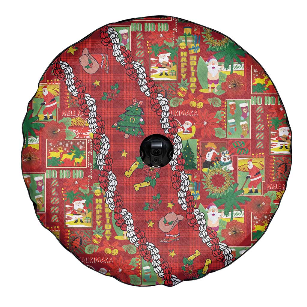 Mele Kalikimaka Pakalana Pikake Lei Spare Tire Cover Hawaiian Rodeo Paniolo Omaomao Palaka LT9 - Polynesian Pride