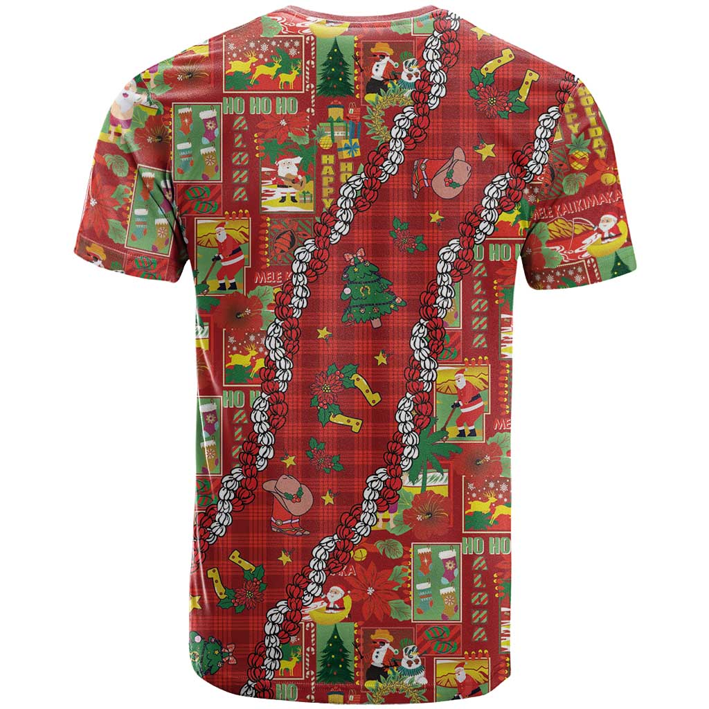 Mele Kalikimaka Pakalana Pikake Lei T Shirt Hawaiian Rodeo Paniolo Omaomao Palaka LT9 - Polynesian Pride